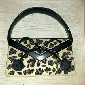 Leopard Purse Figurine